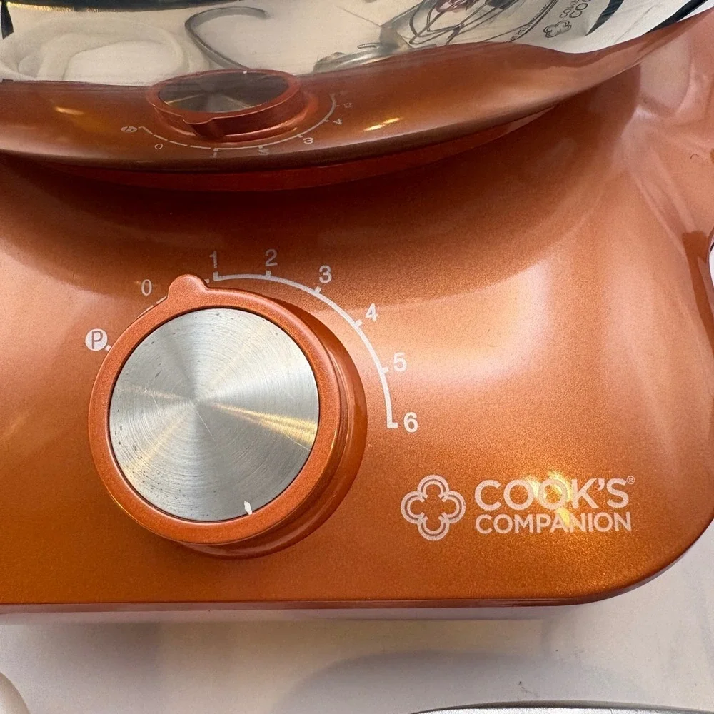 Cooks Companion 600W 5QT Open Mixer CCDM2 Copper Rose Gold + Extra Bowl